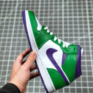 Air Jordan 1 Mid Hulk Aloe Verde Court Purple 554724-300 For Sale