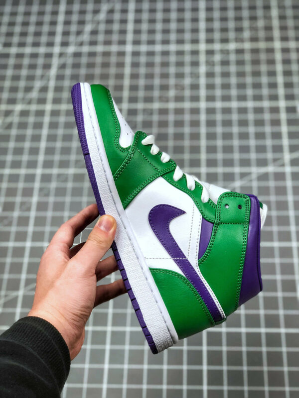 Air Jordan 1 Mid Hulk Aloe Verde Court Purple 554724-300 For Sale