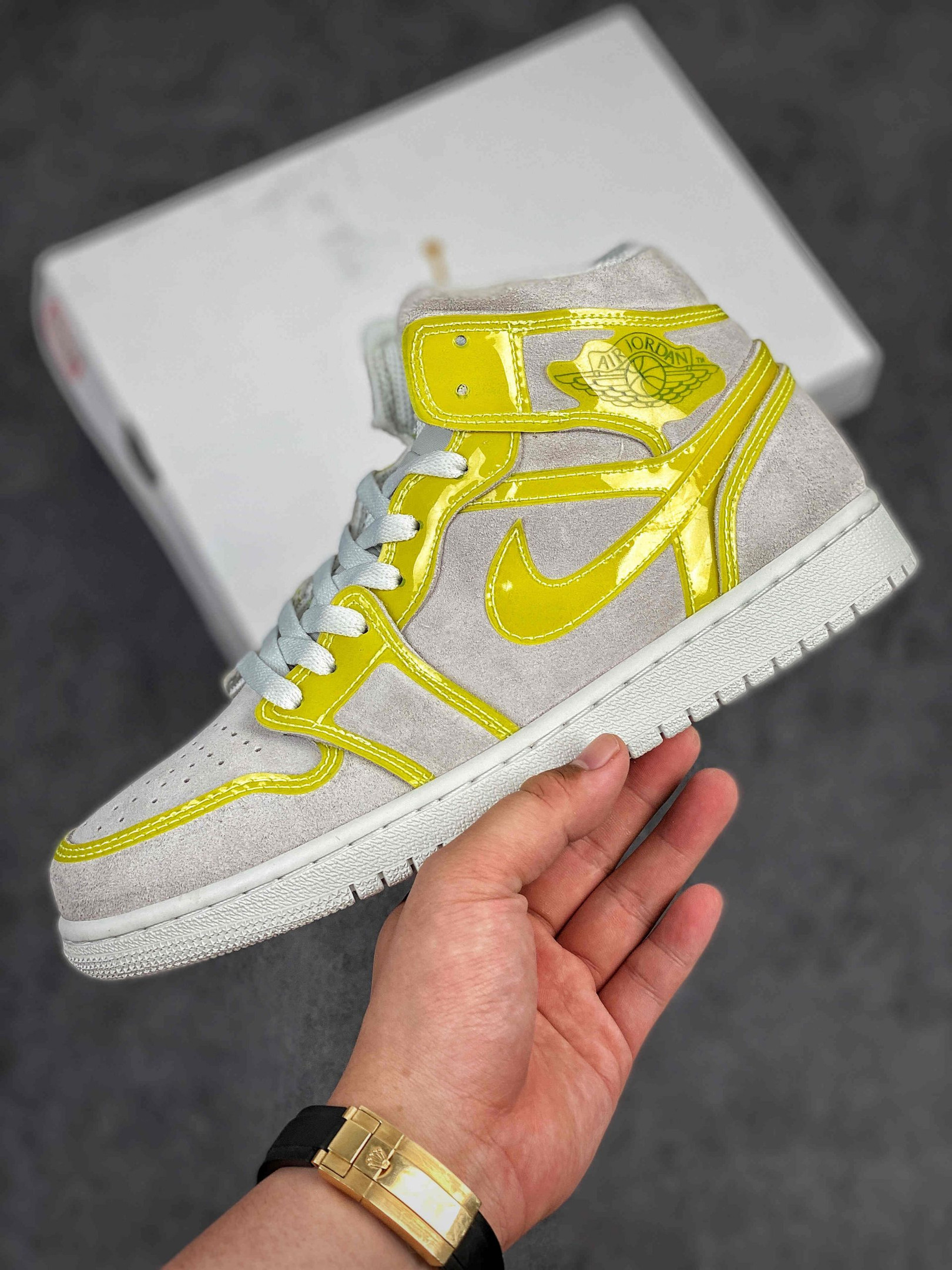 Air Jordan 1 Mid LX Off-White Opti Yellow-White For Sale