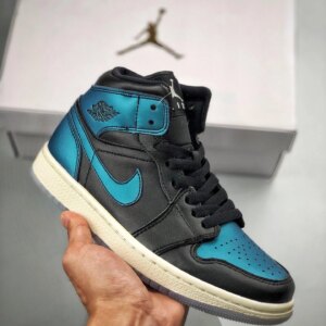 Air Jordan 1 Mid Metallic Turquoise Black BQ6472-009 On Sale