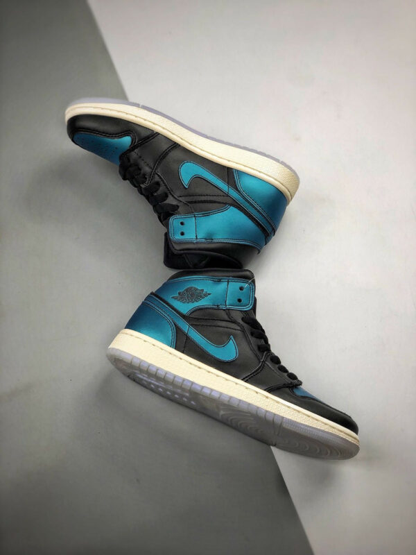 Air Jordan 1 Mid Metallic Turquoise Black BQ6472-009 On Sale