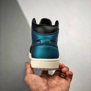 Air Jordan 1 Mid Metallic Turquoise Black BQ6472-009 On Sale