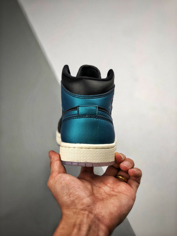 Air Jordan 1 Mid Metallic Turquoise Black BQ6472-009 On Sale