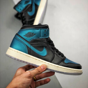 Air Jordan 1 Mid Metallic Turquoise Black BQ6472-009 On Sale