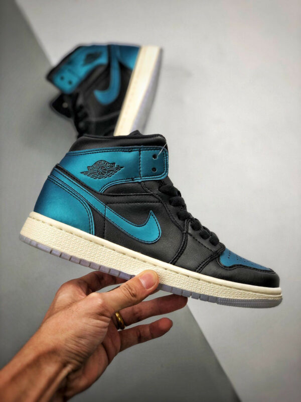 Air Jordan 1 Mid Metallic Turquoise Black BQ6472-009 On Sale