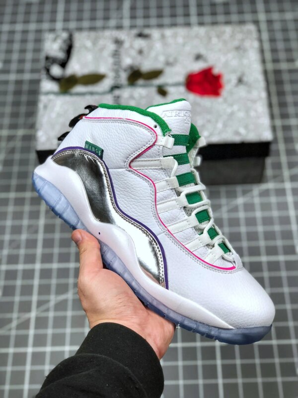 Air Jordan 10 Wings White Clover-Chrome-Black CK4352-103 On Sale