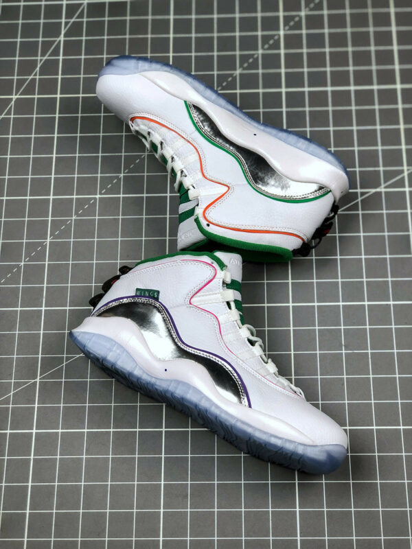 Air Jordan 10 Wings White Clover-Chrome-Black CK4352-103 On Sale