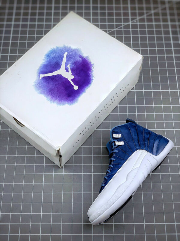 Air Jordan 12 Indigo Stone Blue Legend Blue-Obsidian For Sale