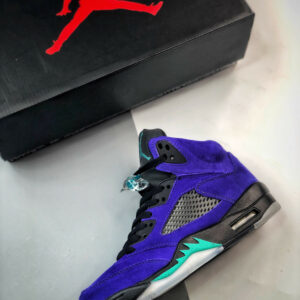 Air Jordan 5 Alternate Grape Grape Ice Black-Clear-New Emerald For Sale