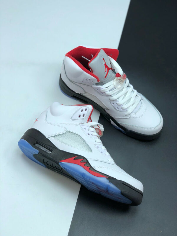 Air Jordan 5 White Fire Red-Black DA1911-102 For Sale