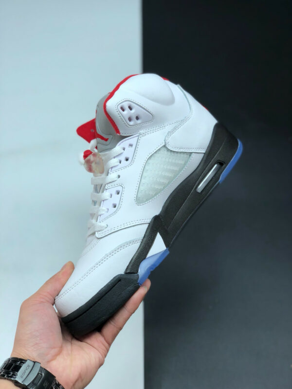 Air Jordan 5 White Fire Red-Black DA1911-102 For Sale