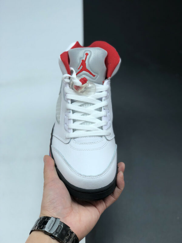 Air Jordan 5 White Fire Red-Black DA1911-102 For Sale