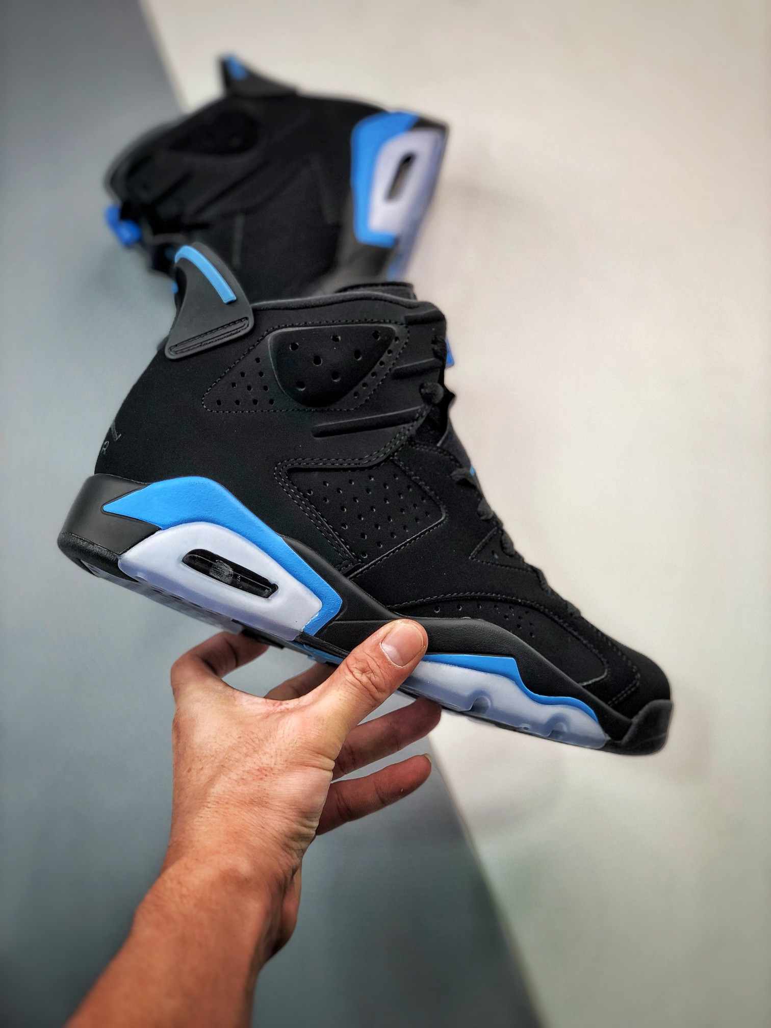 Air Jordan 6 UNC Black University Blue 384664-006 For Sale