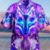 Amazing Galaxy Wolf Hawaiian Shirt