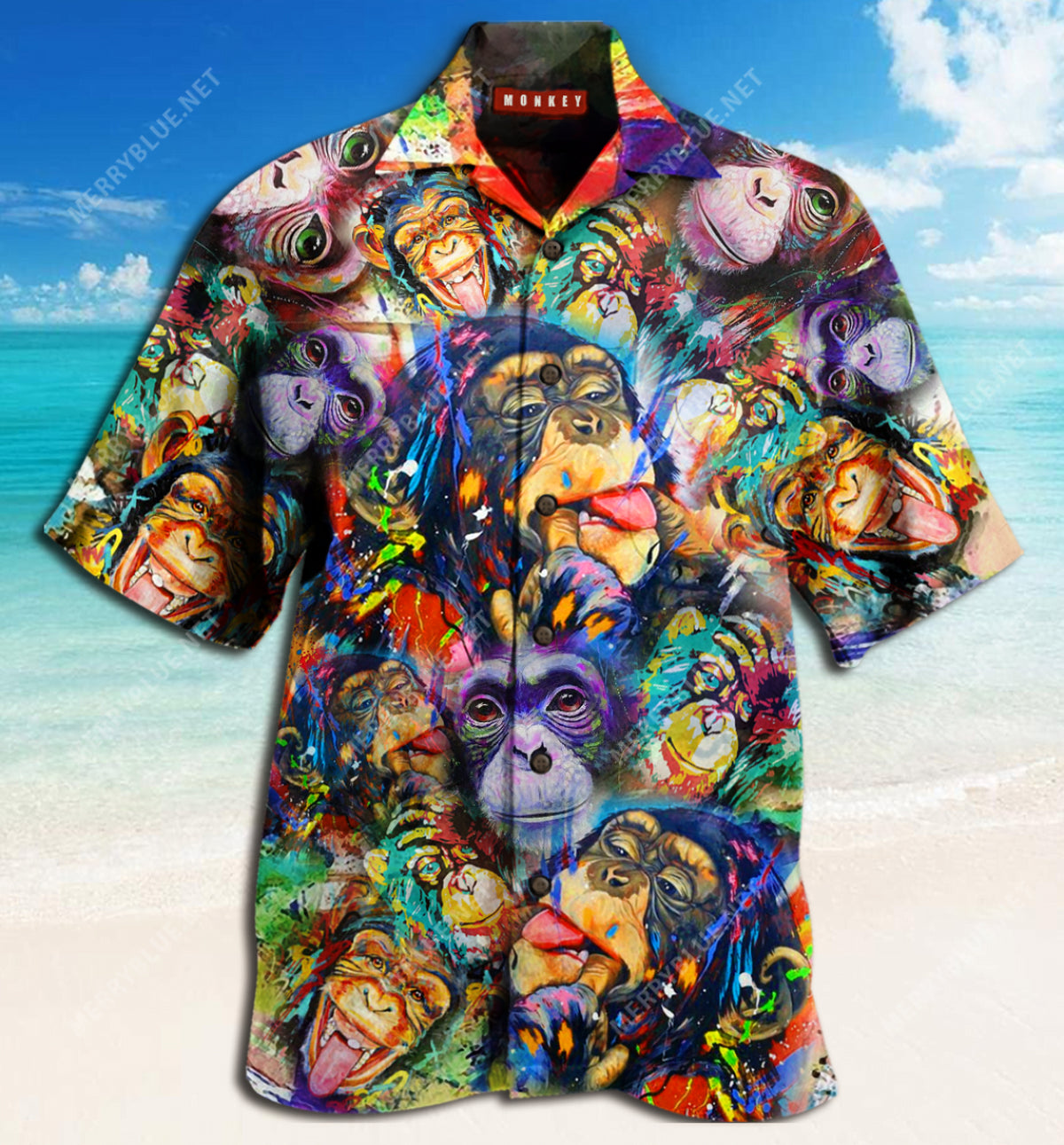 Amazing Monkey Hawaiian Shirt Summer Beach Outfit