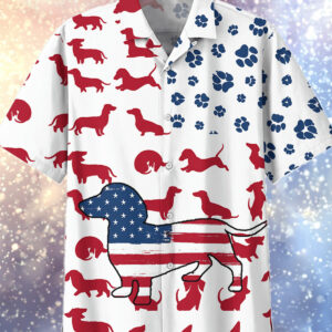 American Dachshund Hawaiian Shirt