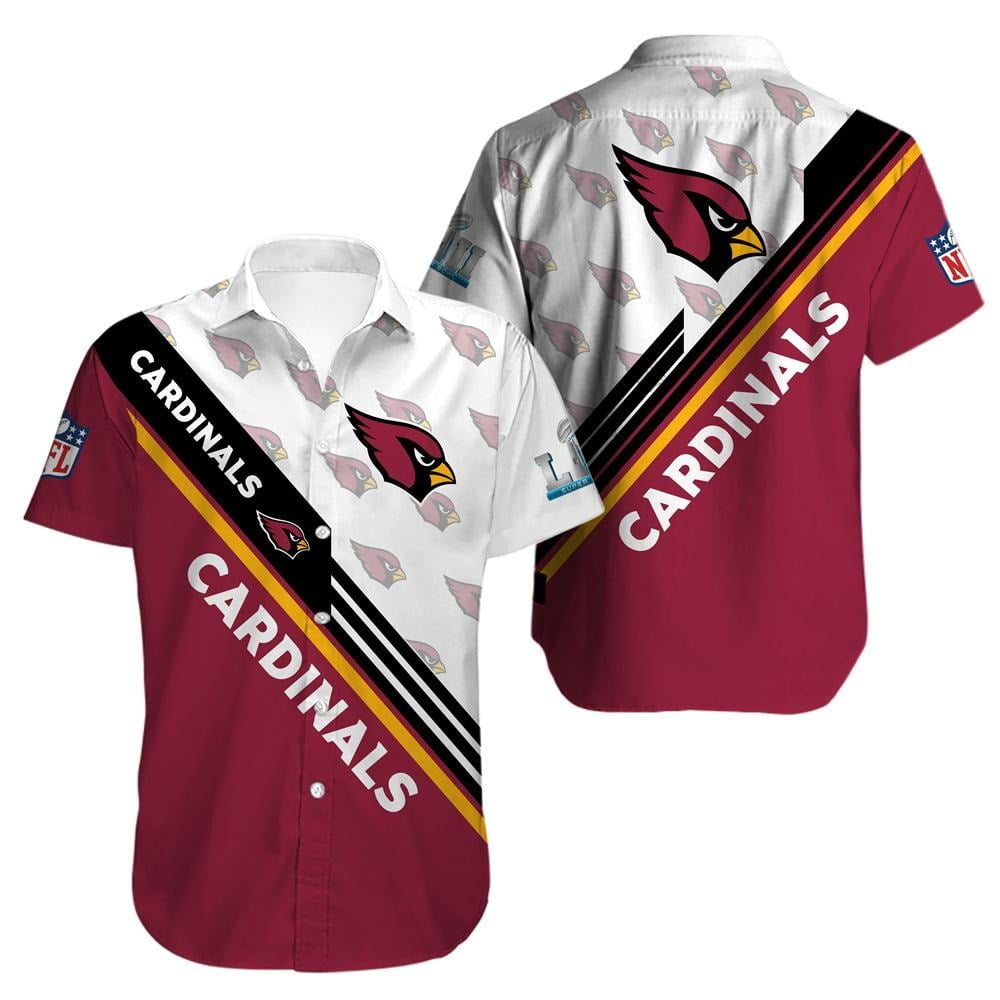 Arizona Cardinals Pattern Hawaiian Shirt