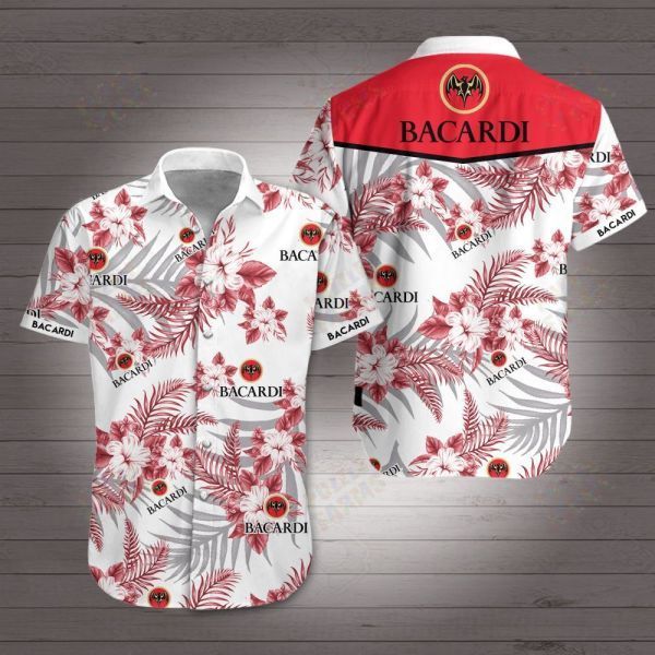 Bacardi Rum Hawaiian Shirt Outfit Summer Beach