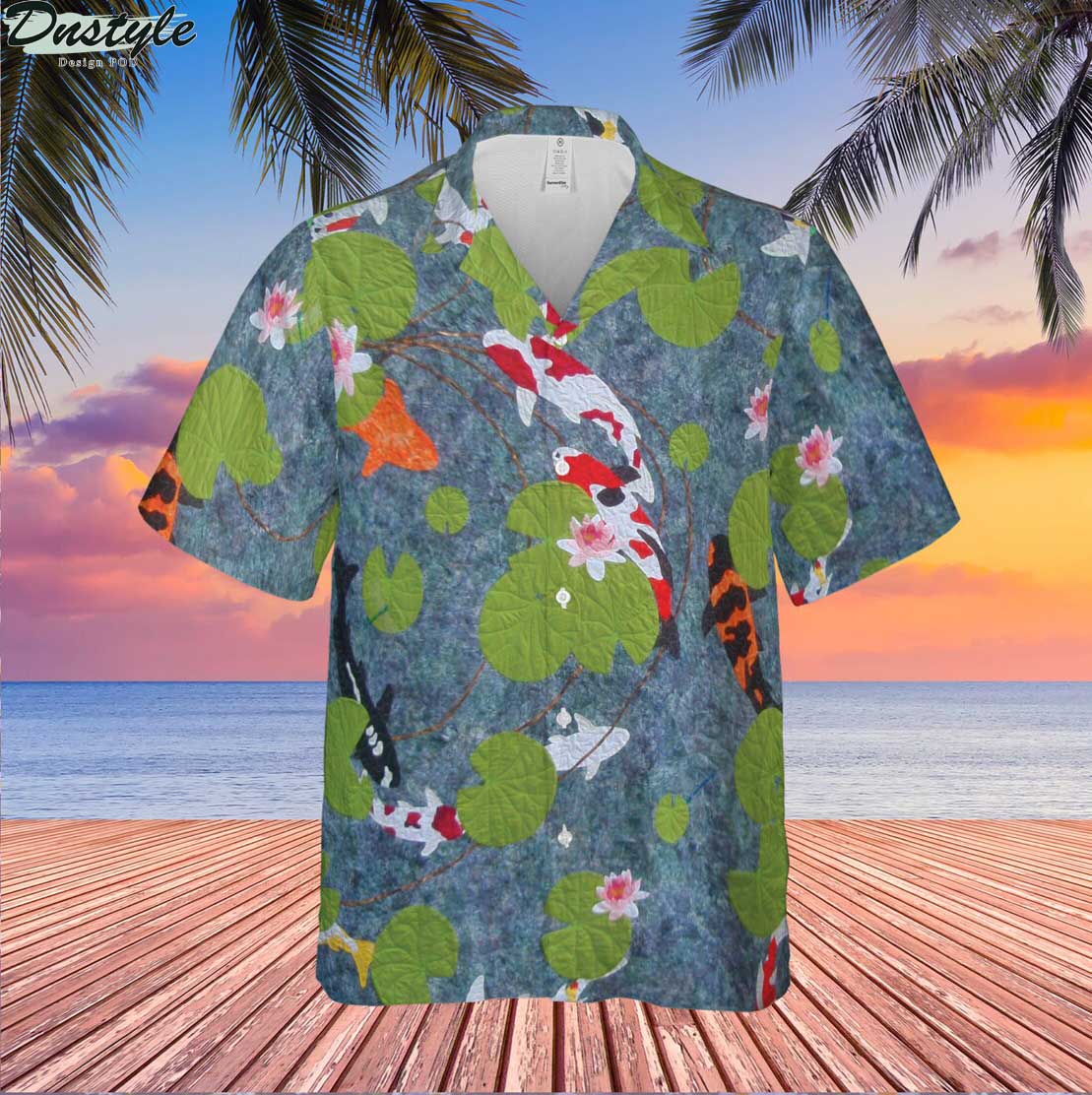 Beautiful Koi Fish Hawaiian Shirt