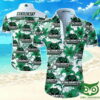 Binghamton Bearcats White And Green Flowers Hawaiian Shirt