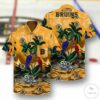 Boston Bruins Hawaiian Shirt Summer Outfit Beach