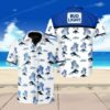 Bud Light Beer Hawaiian Shirt Outfit Summer Beach