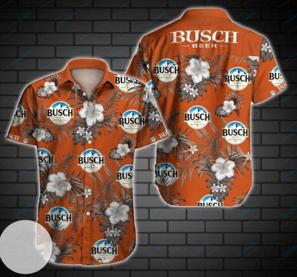 Busch Light Beer Hawaiian Shirt Summer Beach Outfit