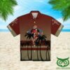 Captain Morgan Gradient Red Olive Green Hawaiian Shirt