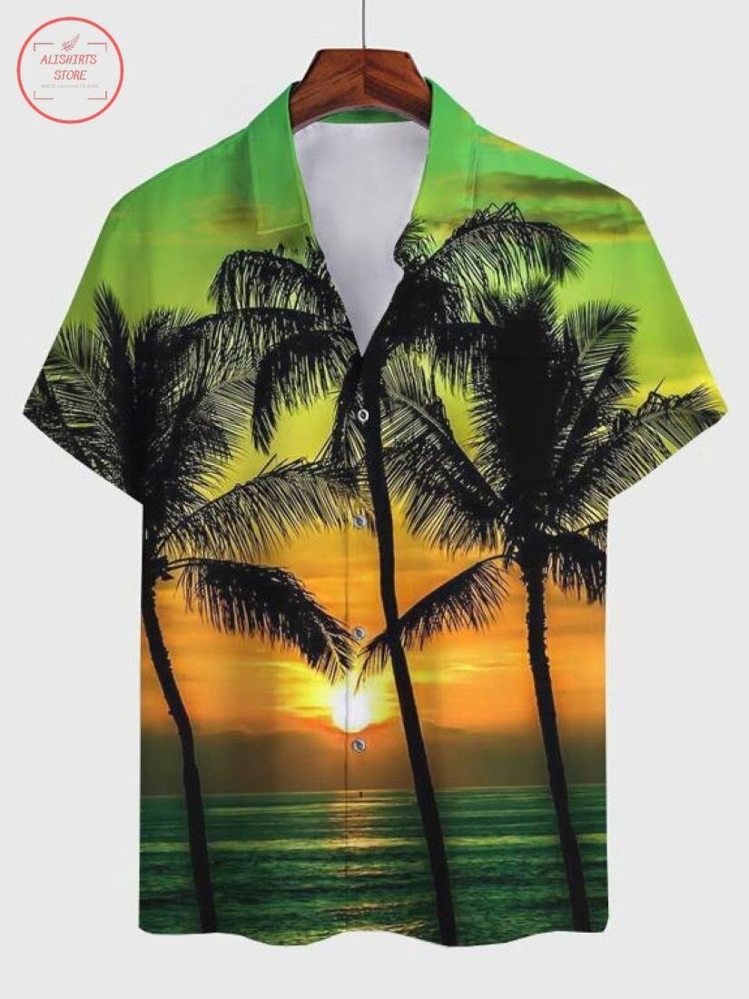 Casual Abstract Cottonblend S Hawaiian Shirt