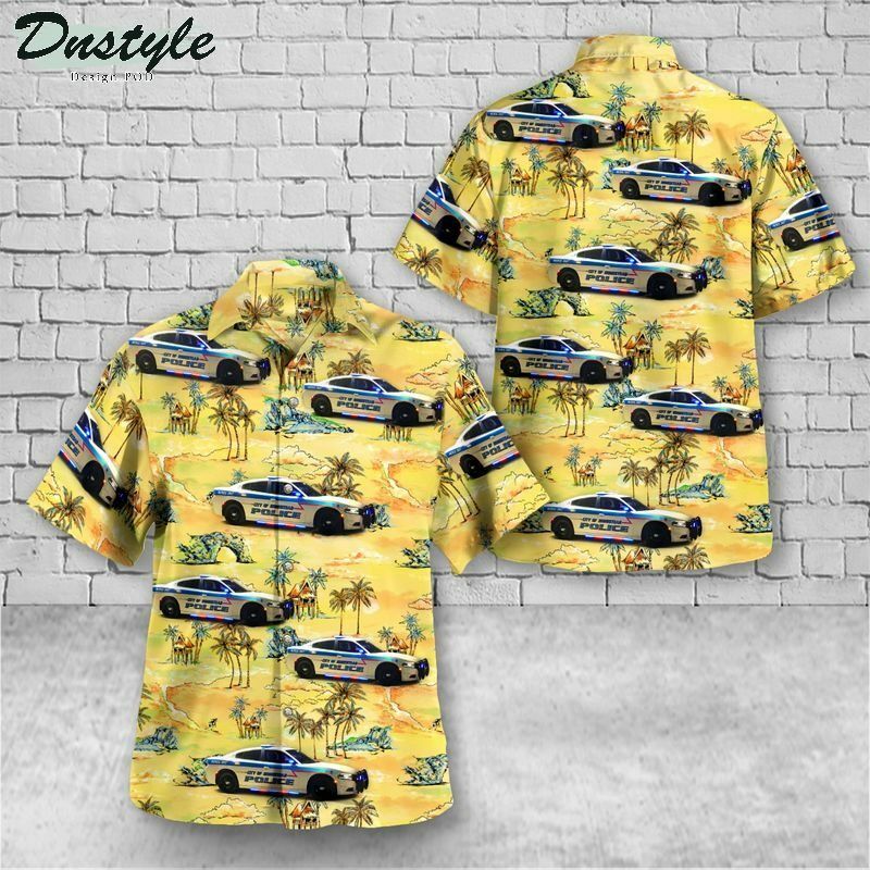 City Of Homestead Police Department Hawaiian Shirt