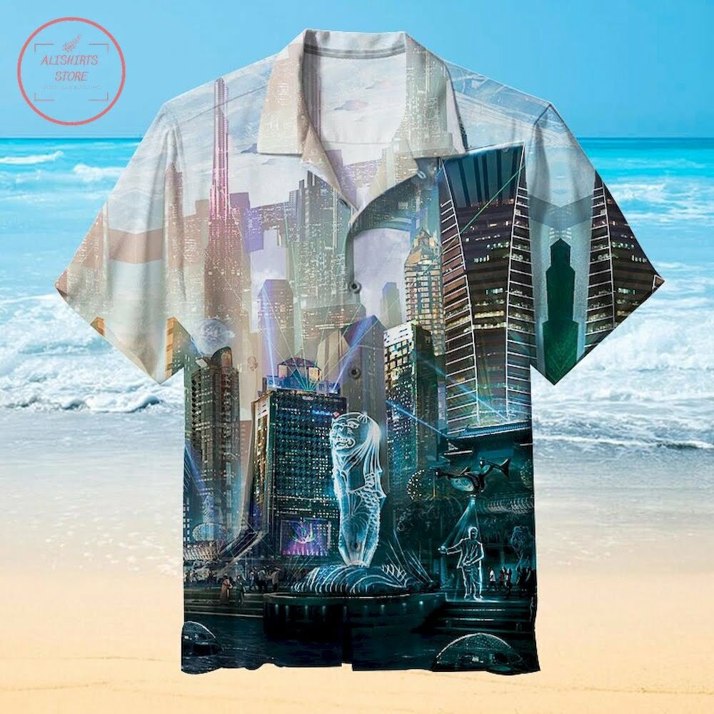 City Of The Future Hawaiian Shirt