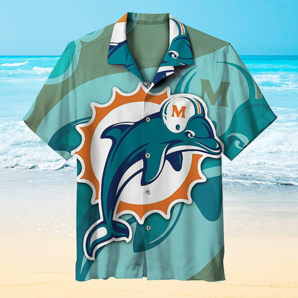 Classic Miami Dolphin Hawaiian Shirt