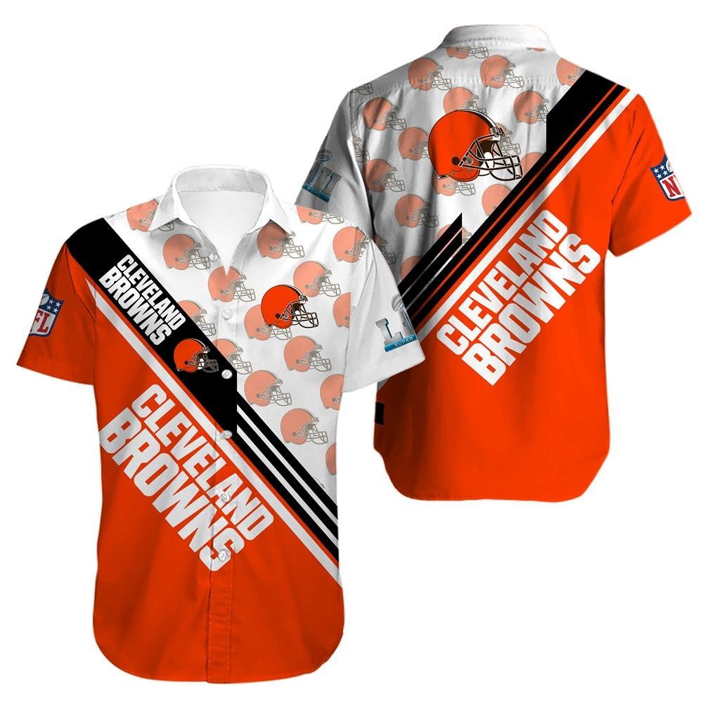 Cleveland Browns Hawaiian Shirt Outfit Summer Beach