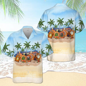 Crown Royal Collection Palm Tree Hawaiian Shirt