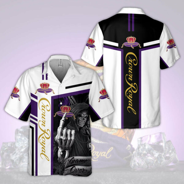 Crown Royal Death Game Over Hawaiian Shirt