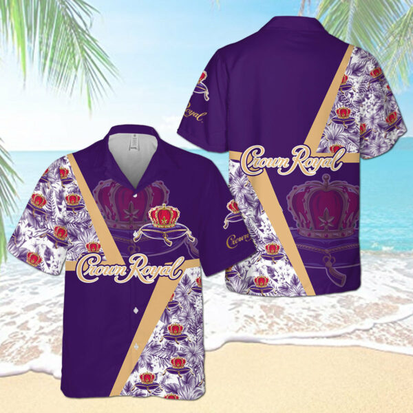 Crown Royal Hawaiian Shirt Beach Outfit Summer