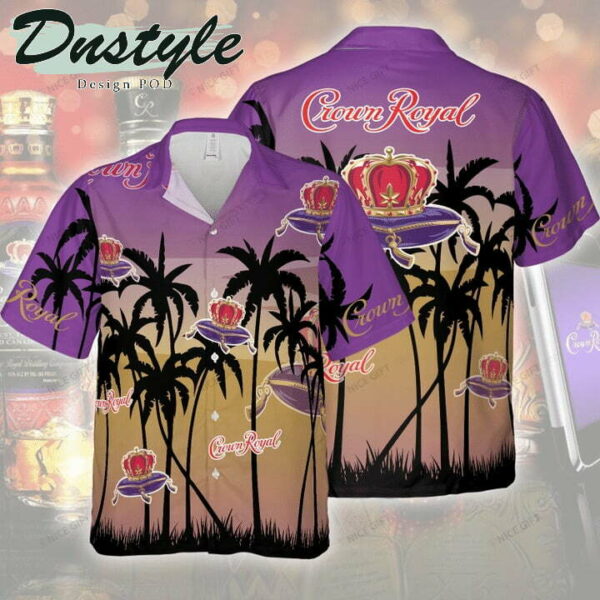 Crown Royal Whisky Hawaiian Shirt