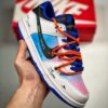 Custom Nike Dunk Low Retro White Pink Blue Black For Sale