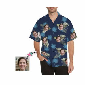 Custom Face Flower Hawaiian Shirt