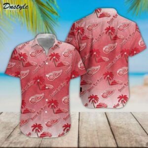 Detroit Red Wings Hawaiian Shirt Summer Beach Outfit