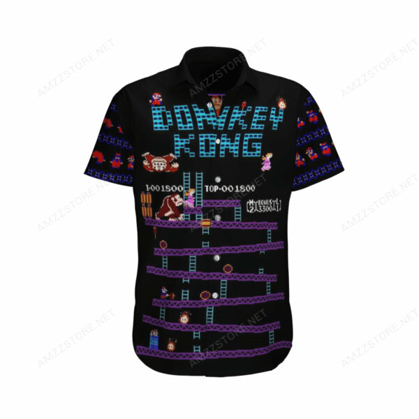 Donkey Kong Video Game Hawaiian Shirt