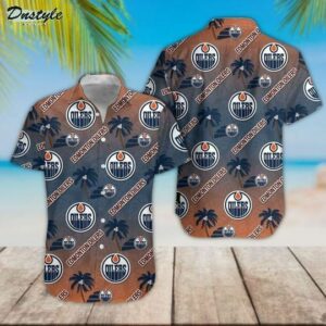 Edmonton Oilers Hawaiian Shirt Summer Beach Outfit