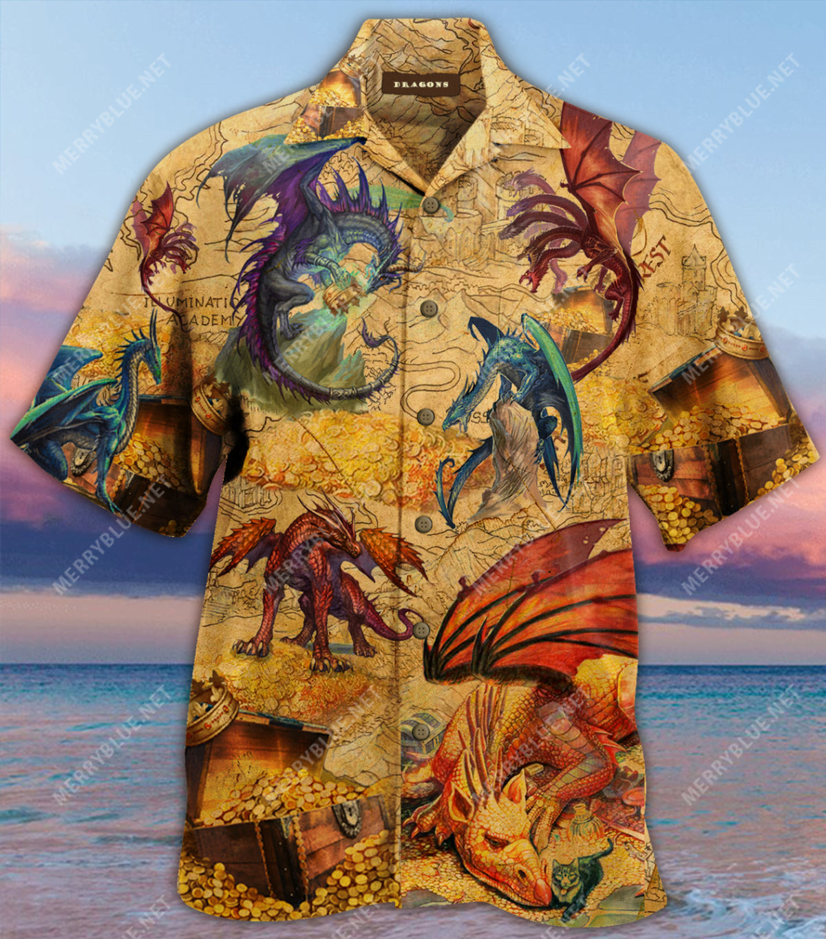 Every Treasure Is Guarded By Dragons Hawaiian Shirt