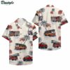 Firefighter Fire Truck Pattern Hawaiian Shirt