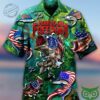 Fishing Hooked On Freedom Usa Flag Pattern Limited Edition Hawaiian Shirt