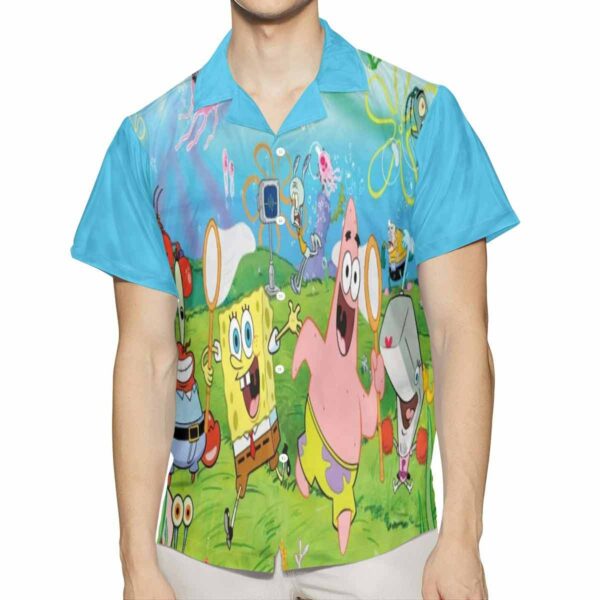 Funny Spongebob Squarepants Comedy Hawaiian Shirt