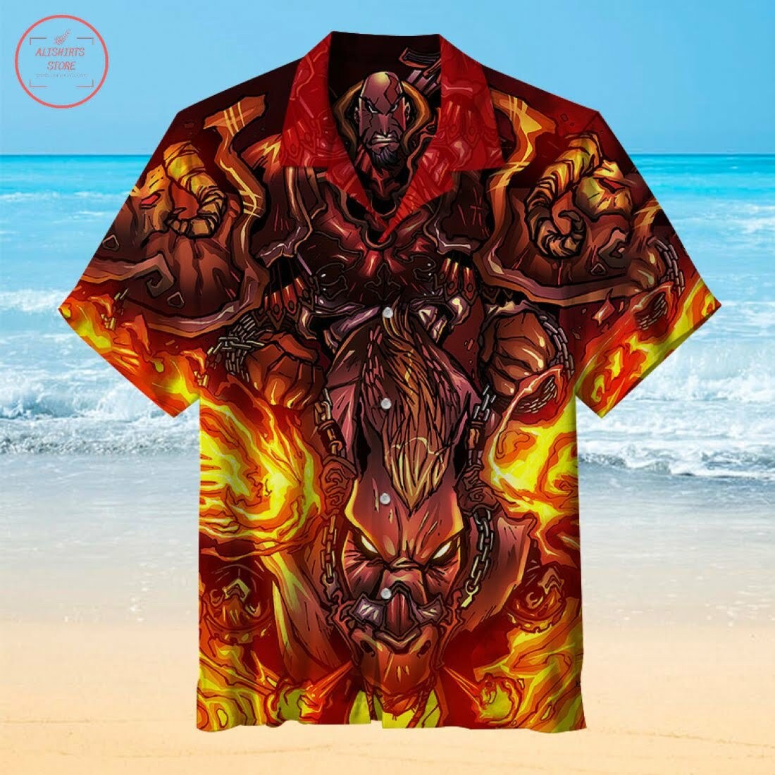 God Of War Hawaiian Shirt Beach Summer Outfit