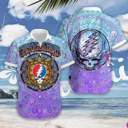 Grateful Dead Button Up Hawaiian Shirt