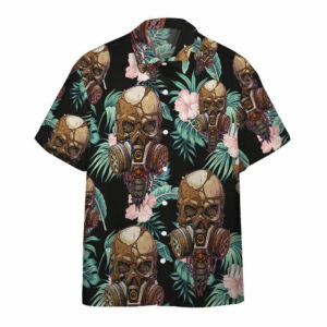 Skull Tropical For Hawaiian Shirt