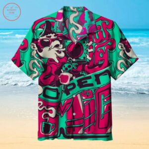 Hiphop Pattern Hawaiian Shirt Beach Outfit Summer